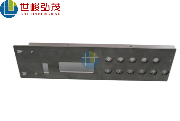 汽車功放面板鋁型材 精密深加工 沖孔拉絲